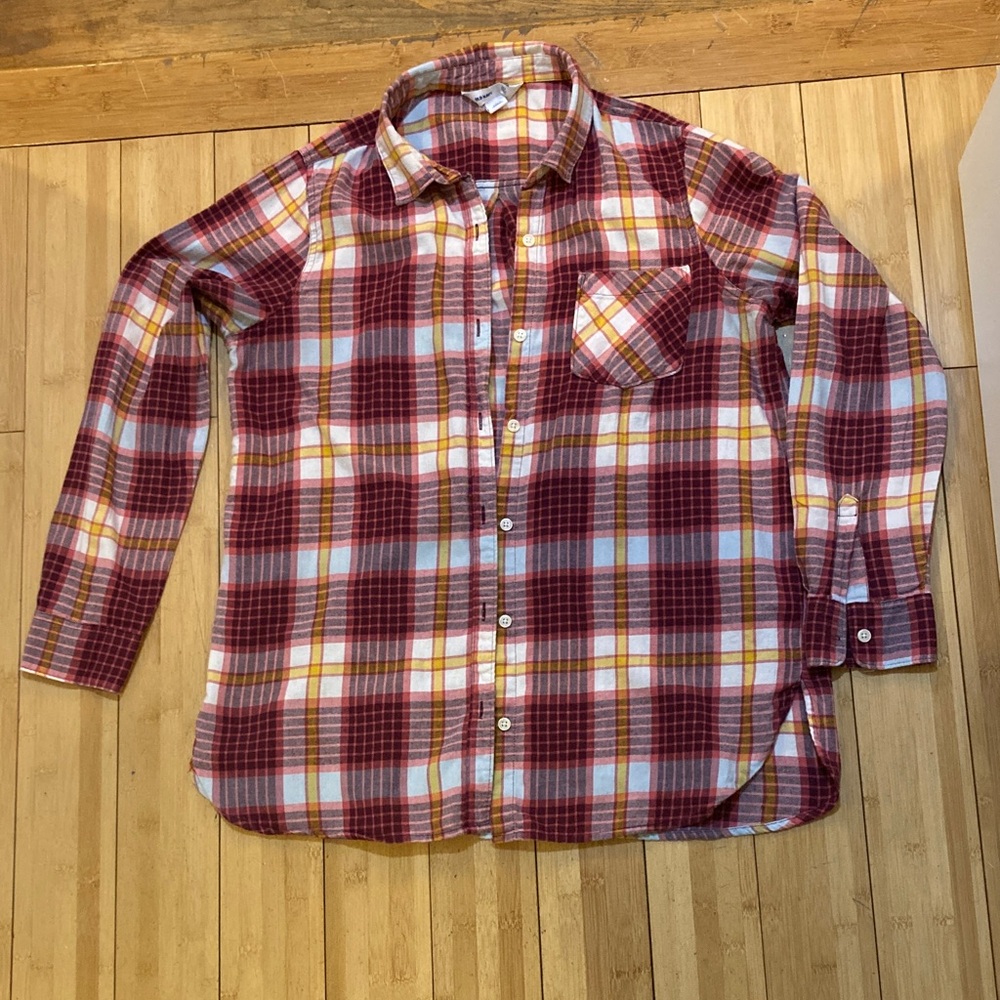 Old Navy Vibrant Plaid Tunic